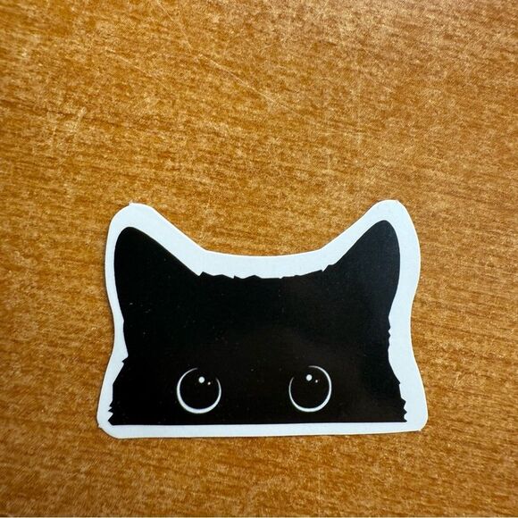 Black Cat Sticker - Picture 1 of 1